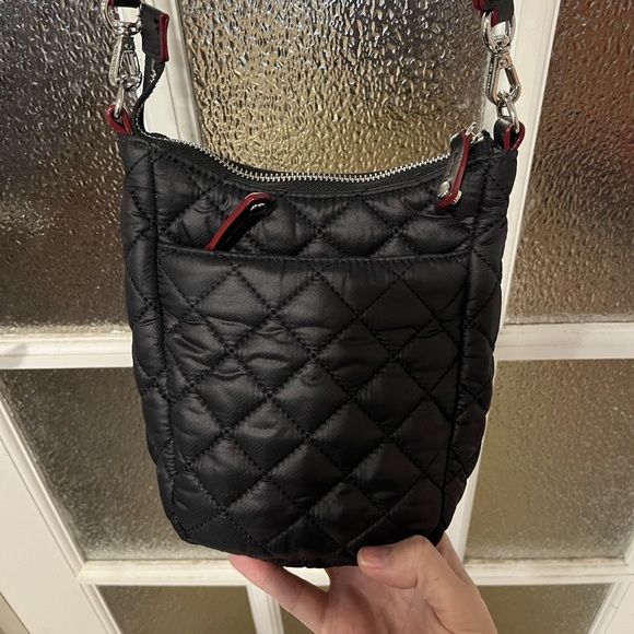 MZ Wallace Black Crosby Go Mini Crossbody Bag Purse - Picture 4 of 7